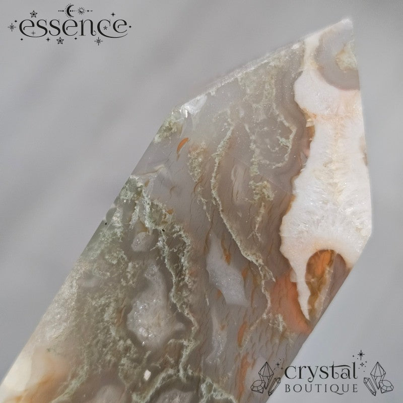 Moss Agate Tower🌿 Wild Roots | 164g