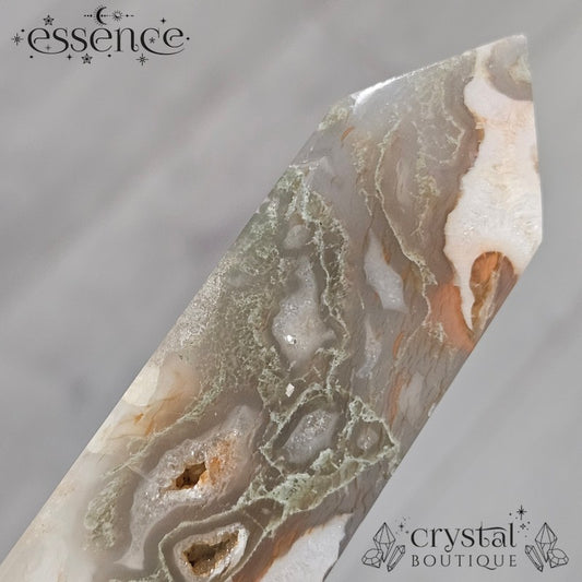 Moss Agate Tower🌿 Wild Roots | 164g
