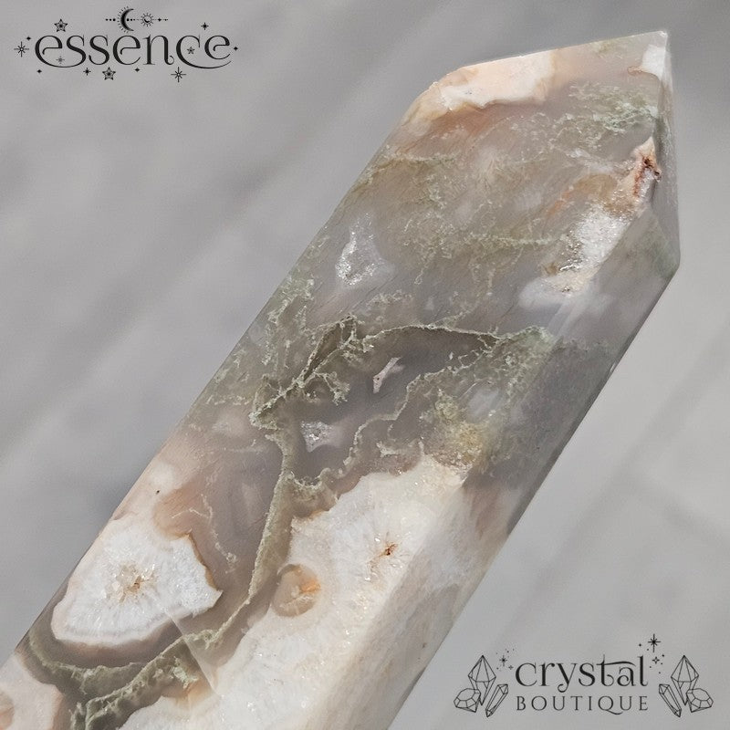 Moss Agate Tower🌿 Wild Roots | 164g