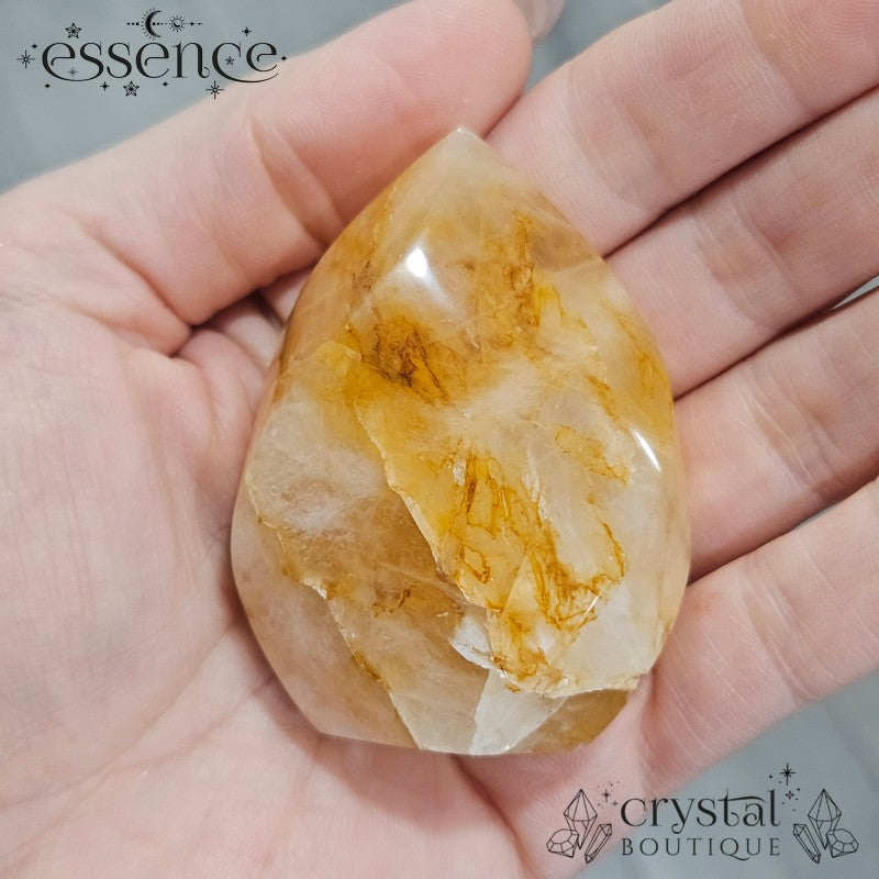 Golden Healer Quartz Flames