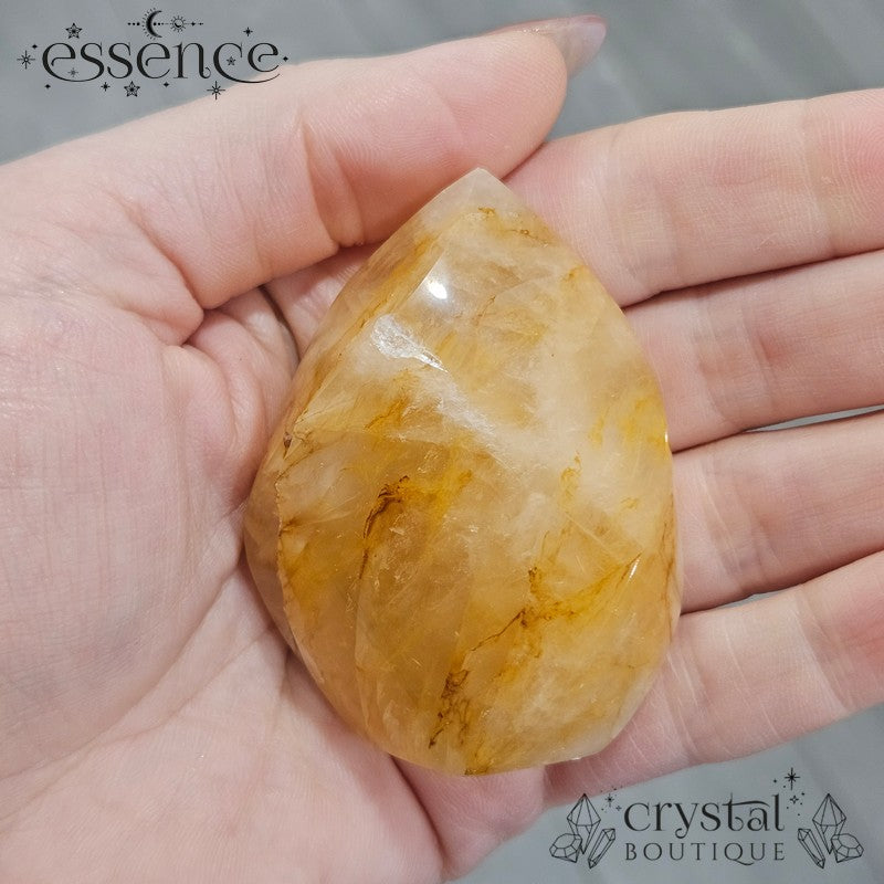 Golden Healer Quartz Flames