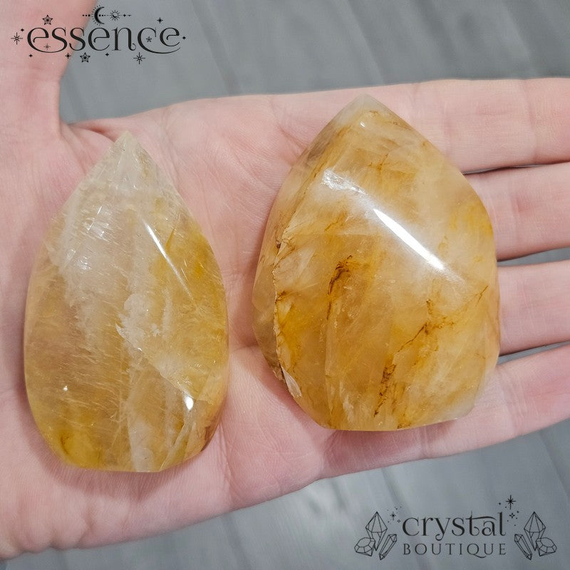 Golden Healer Quartz Flames