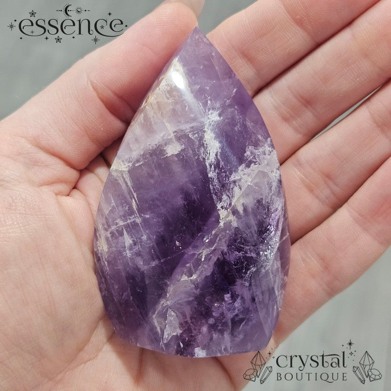 Lodolite in Amethyst Flames