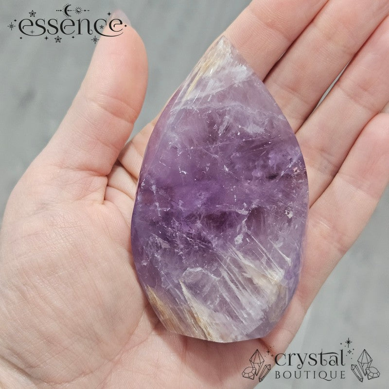 Lodolite in Amethyst Flames