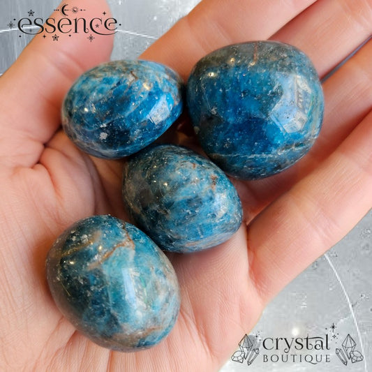 Blue Apatite Tumbled Stone