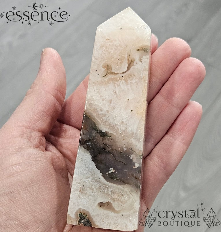 Moss Agate Tower - Forest Layers | 217g