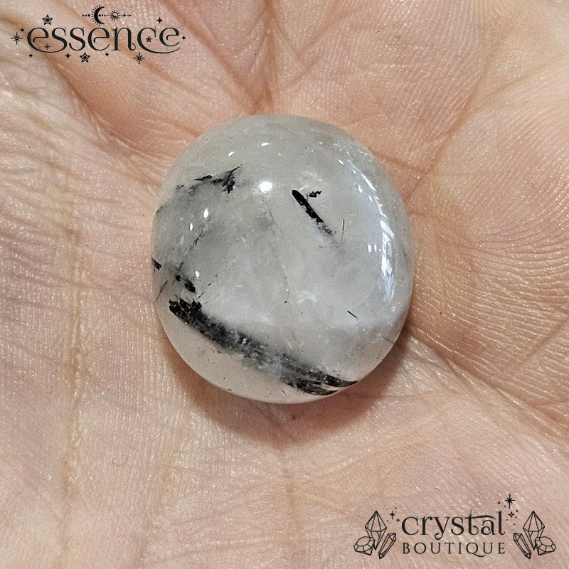 Tourmalated Quartz Tumbled Stone
