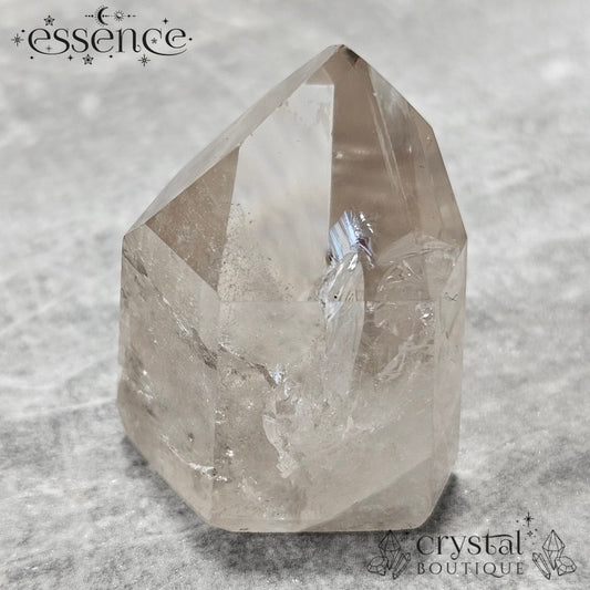 Smoky with Clear Quartz Tower