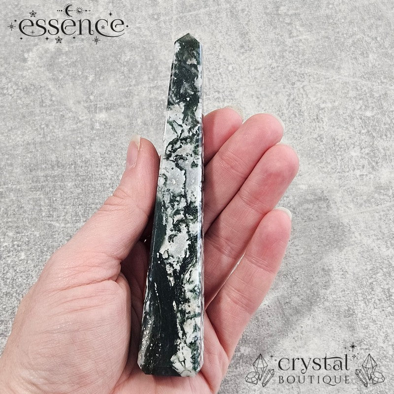Moss Agate tower โ ๐ฟ Forest Fade 99g
