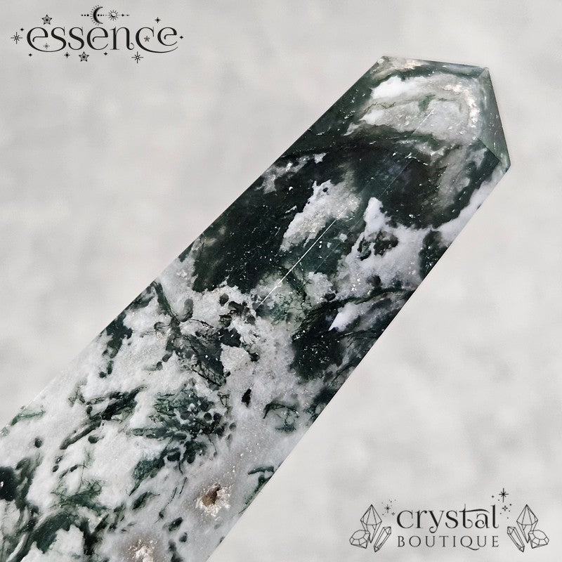 Moss Agate tower โ ๐ฟ Forest Fade 99g