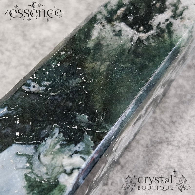 Moss Agate tower โ ๐ฟ Forest Fade 99g