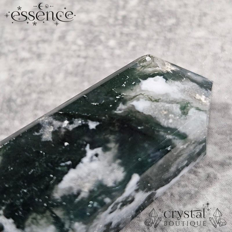Moss Agate tower โ ๐ฟ Forest Fade 99g