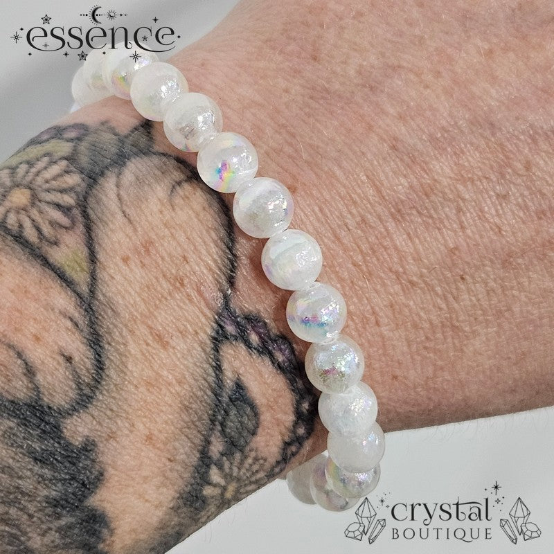 Aura Satin Spa Crystal Bracelet (Intuition & Awareness)