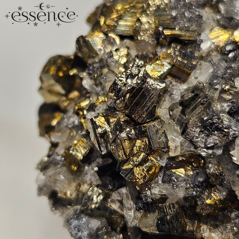 Bulgarian Crystal Specimen with Sphalerite & pyrite 428g