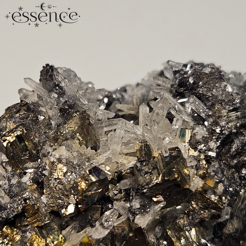 Bulgarian Crystal Specimen with Sphalerite & pyrite 428g