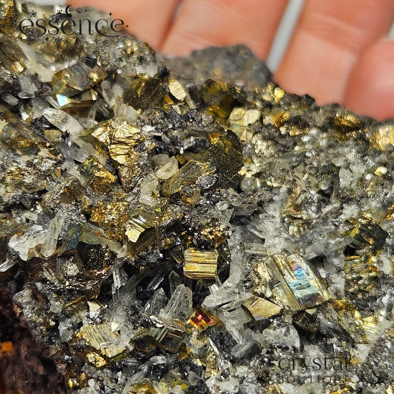 Bulgarian Crystal Specimen with Sphalerite & pyrite 428g