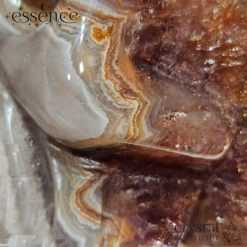 Amethyst  &  Crazy Lace Agate with Red Quartz