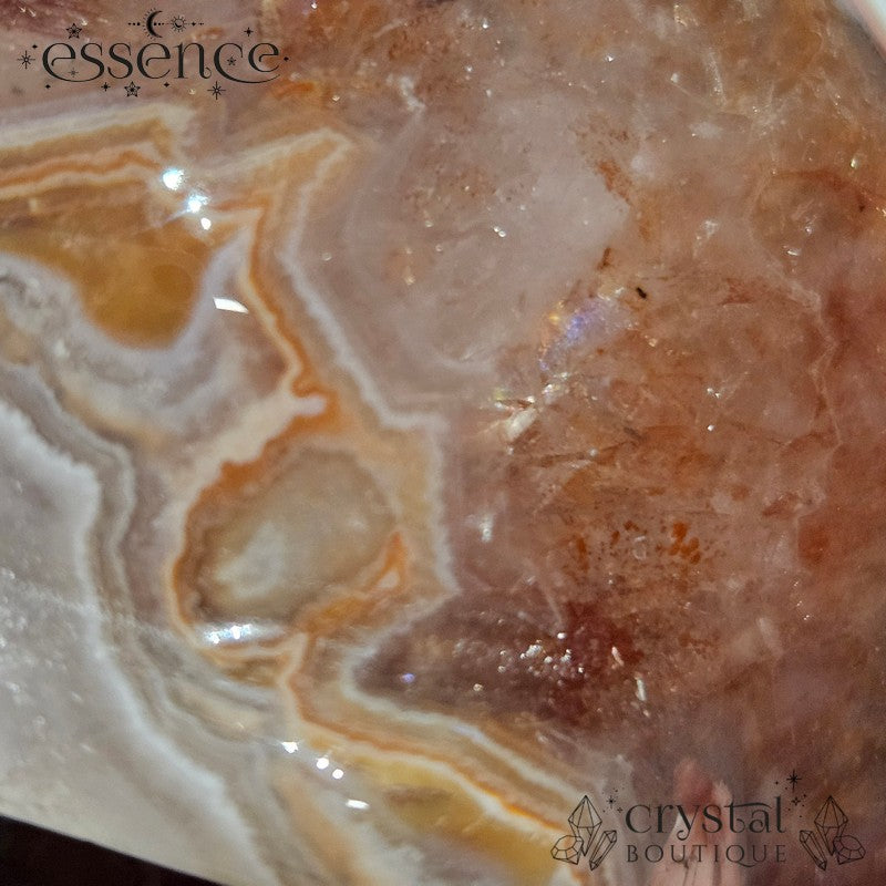 Amethyst  &  Crazy Lace Agate with Red Quartz