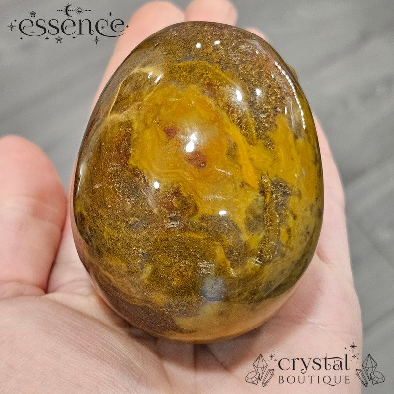 Ocean Jasper and Moss Agate Skull (Redmoss)