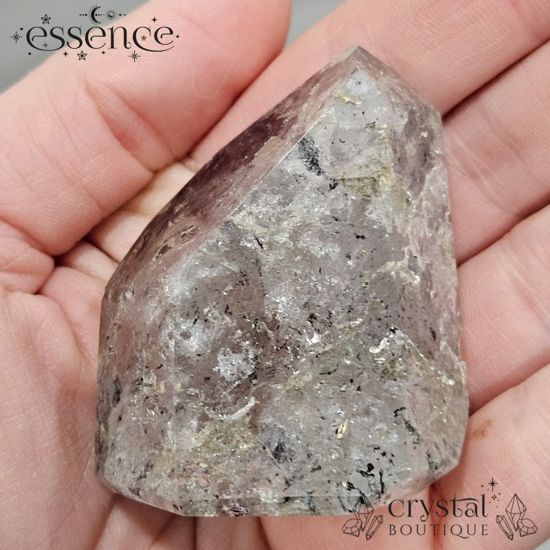 Black Phantom Quartz Tower โ 105g ๐ค Grounding & Transformation