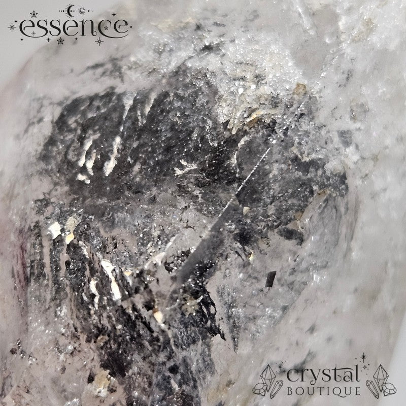 Black Phantom Quartz Tower โ 105g ๐ค Grounding & Transformation