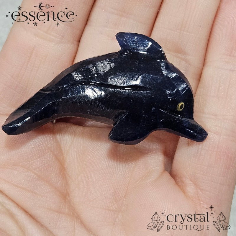 Sodalite Dolphin β A Wave of Calm & Intuition