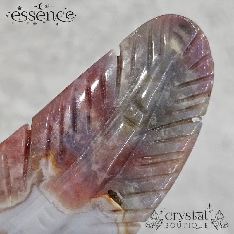 Ocean Jasper Feather β The Stone of Joy & Flow