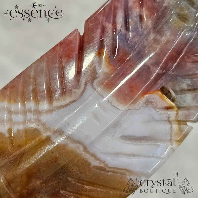 Ocean Jasper Feather β The Stone of Joy & Flow