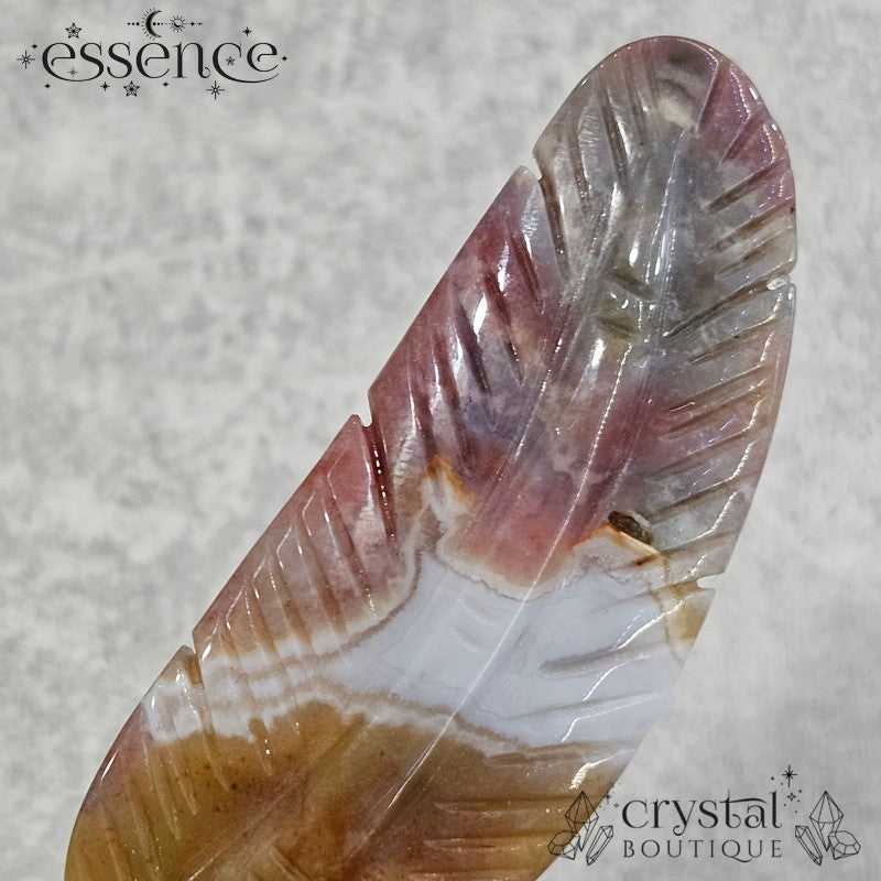 Ocean Jasper Feather β The Stone of Joy & Flow