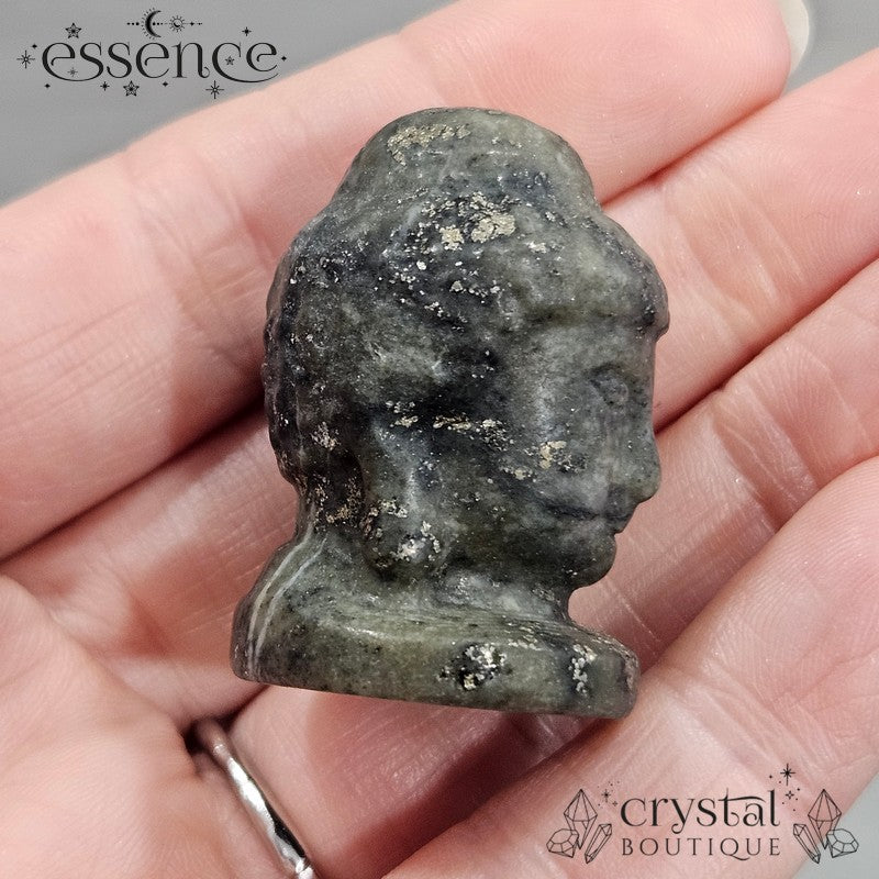 Pyrite Buddha Head