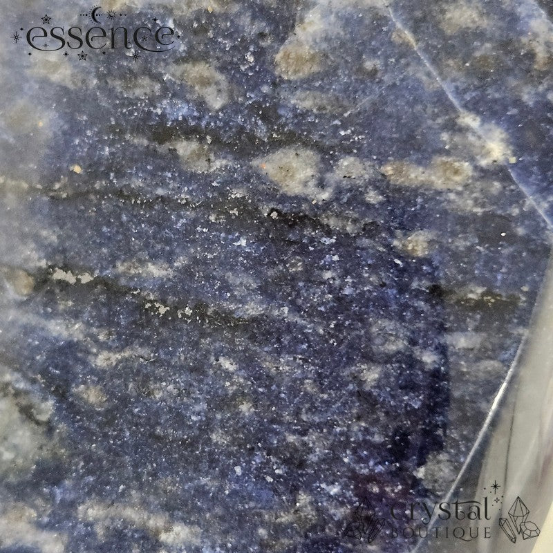 Sodalite Flame with Pyrite β Stone of Intuition & Confidence