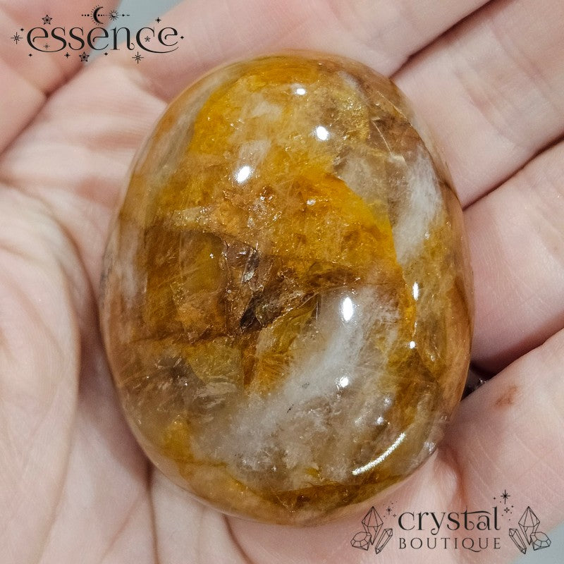 Golden Healer Polished Chunk β The Stone of Divine Healing & Abundance