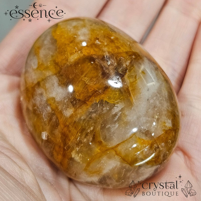 Golden Healer Polished Chunk β The Stone of Divine Healing & Abundance