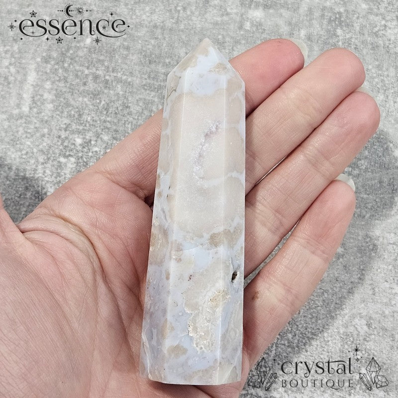 Blue flower Agate Tower