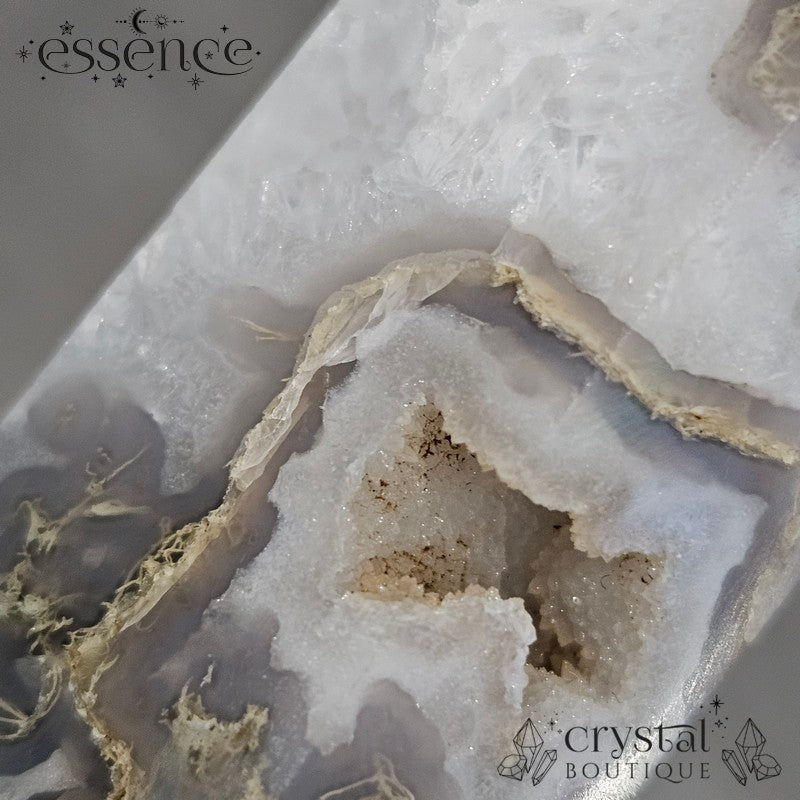 Moss Agate Tower β A Stone of Growth & Harmony