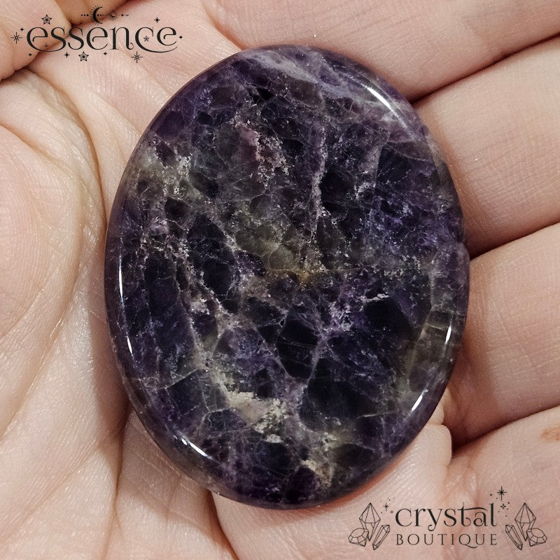 Amethyst Worry Stone – Soothing & Stress-Relieving