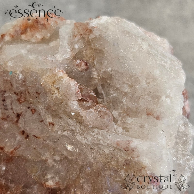 Raw Fire Quartz Cluster (Hematoid Quartz) 163g