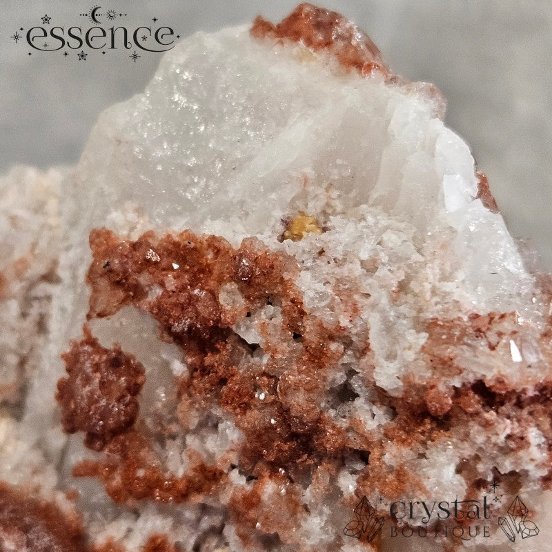 Raw Fire Quartz Cluster (Hematoid Quartz) 163g