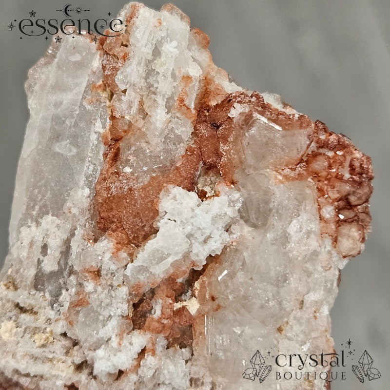 Raw Fire Quartz Cluster (Hematoid Quartz) – 57g