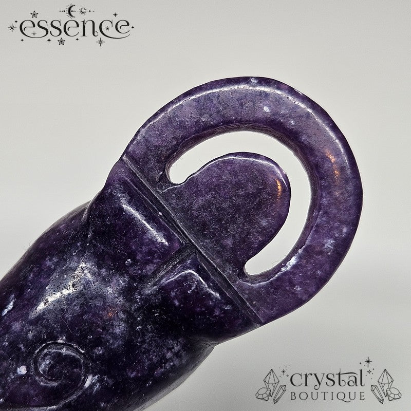 Lepidolite Carved Goddess