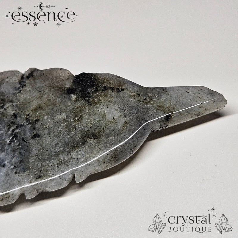 Labradorite Feather Carving 🪶
