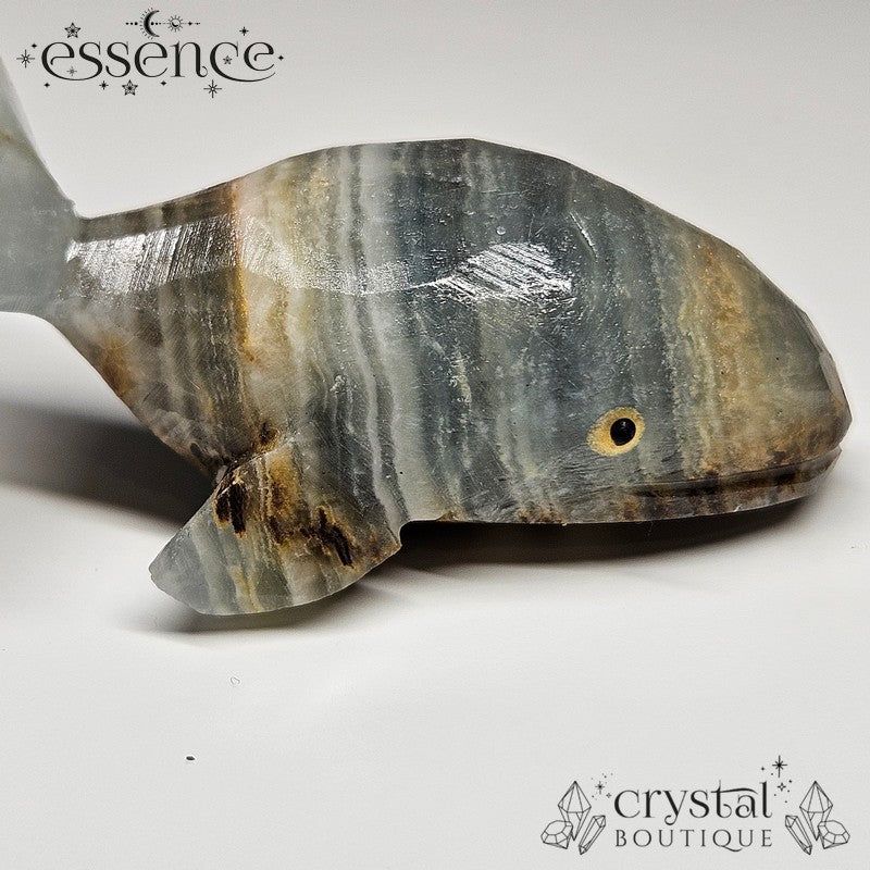 Blue Banded Calcite Whale
