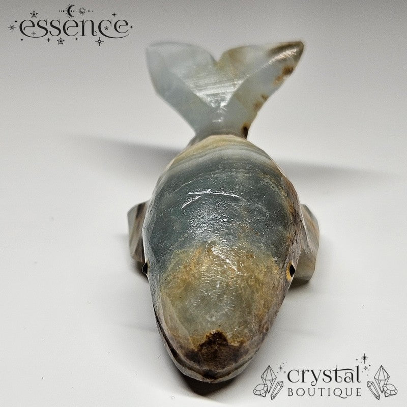 Blue Banded Calcite Whale