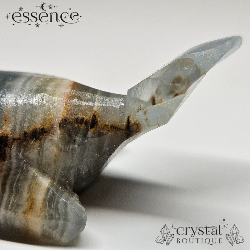 Blue Banded Calcite Whale