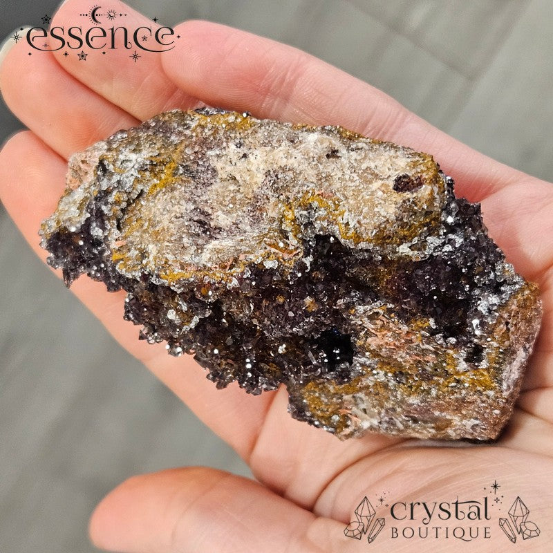 Red Manganese Quartz Druzy – 168g Energising & Confidence