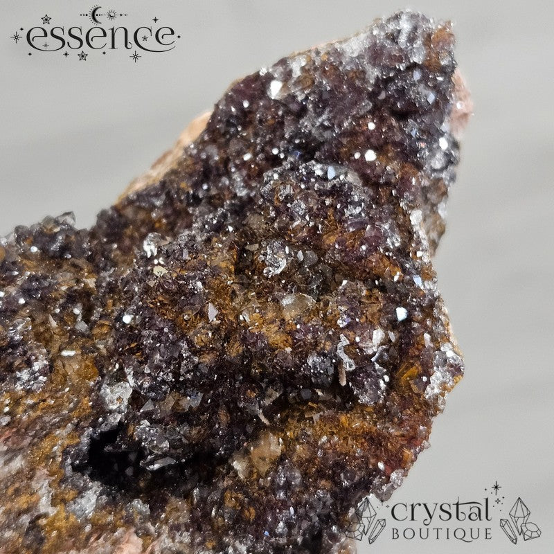 Red Manganese Quartz Druzy – 168g Energising & Confidence