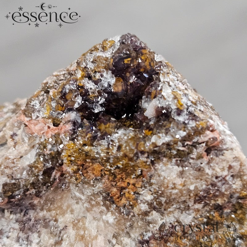 Red Manganese Quartz Druzy – 168g Energising & Confidence
