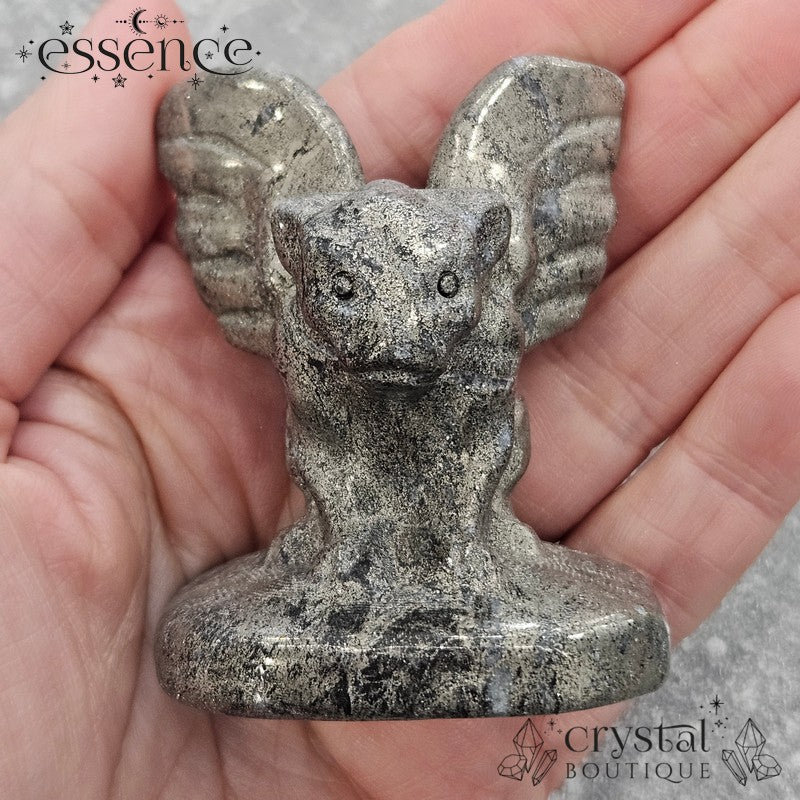 Pyrite Gargoyle β The Guardian of Strength & Protection