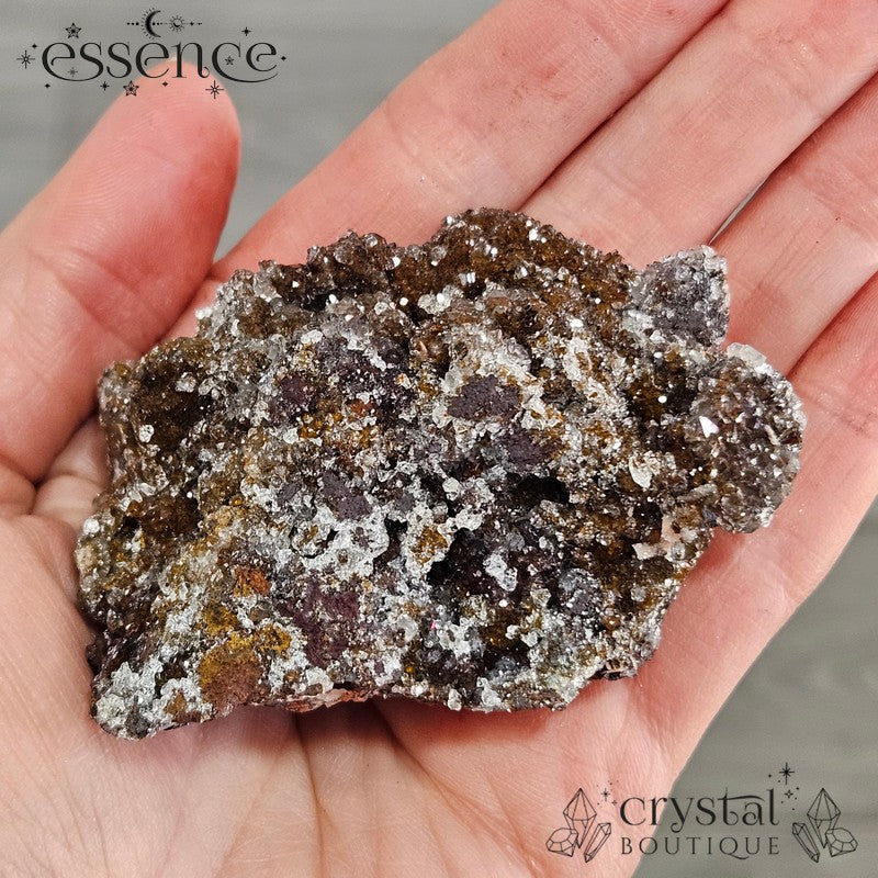 Red Manganese Druzy β 114g Calming Energies