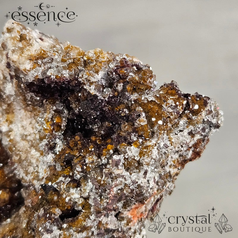 Red Manganese Druzy β 114g Calming Energies